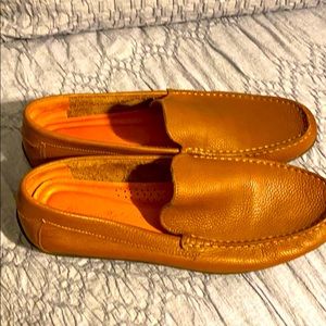Leather loafers